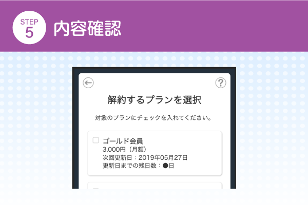 内容確認